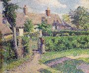Camille Pissarro Peasants-house,Eragny oil